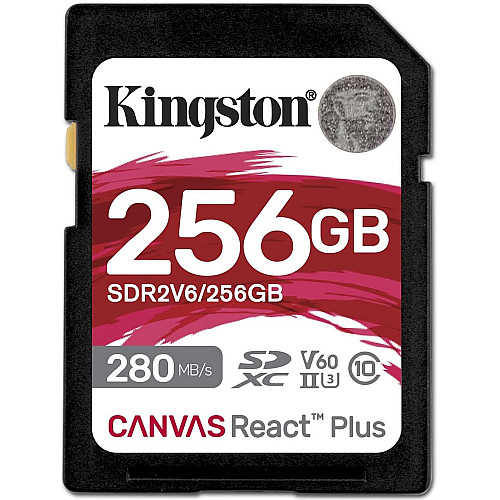 Карта памяти Kingston SD 256GB C10 UHS-II U3 R280/W150MB/s