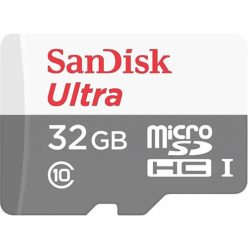 Карта пам'яті SanDisk microSD   32GB C10 UHS-I R100MB/s Ultra
