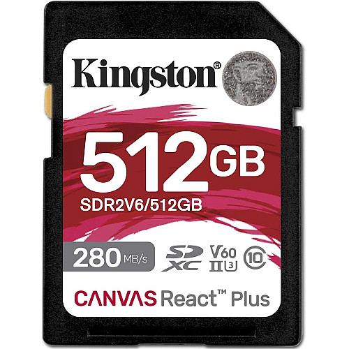 Карта пам'яті Kingston SD  512GB C10 UHS-II U3 R280/W150MB/s