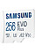 Карта пам'яті Samsung microSD 256GB C10 UHS-I  R130MB/s Evo Plus + SD