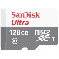 Карта пам'яті SanDisk microSD  128GB C10 UHS-I R100MB/s Ultra