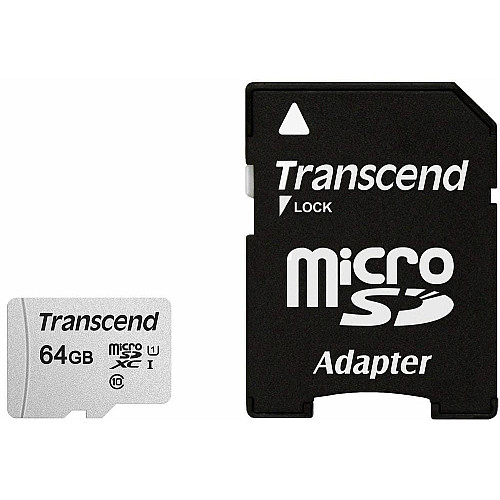 Карта пам'яті Transcend microSD   64GB C10 UHS-I U1 High Endurance (85TB)