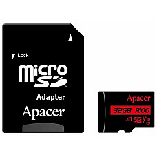 Карта пам'яті Apacer microSD  32GB C10 UHS-I R100MB/s + SD