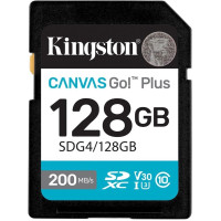 Карта памяти Kingston SD 128GB C10 UHS-I U3 V30 R200MB/s