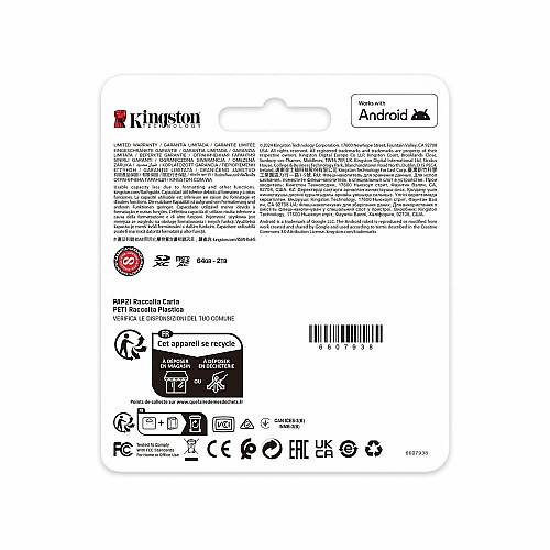 Карта пам'яті Kingston SD  256GB C10 UHS-I U3 V30 R200/W160MB/s