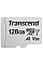 Карта пам'яті Transcend microSD  128GB C10 UHS-I R100/W40MB/s + SD