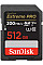 Карта памяти SanDisk SD 512GB C10 UHS-I U3 R200/W140MB/s Extreme Pro V30