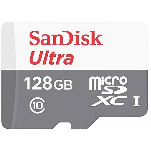 Карта пам'яті SanDisk microSD  128GB C10 UHS-I R100MB/s Ultra