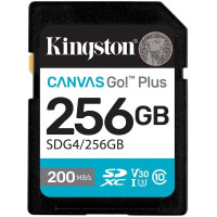 Карта пам'яті Kingston SD  256GB C10 UHS-I U3 V30 R200/W160MB/s
