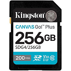 Карта пам'яті Kingston SD  256GB C10 UHS-I U3 V30 R200/W160MB/s