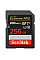 Карта пам'яті SanDisk SD  256GB C10 UHS-I U3 R200/W140MB/s Extreme Pro V30