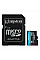 Карта пам'яті Kingston microSD   64GB C10 UHS-I U3 A2 V30 R200/W100MB/s + SD