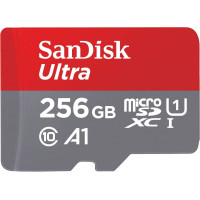 Карта памяти SanDisk microSD 256GB C10 UHS-I R150MB/s Ultra
