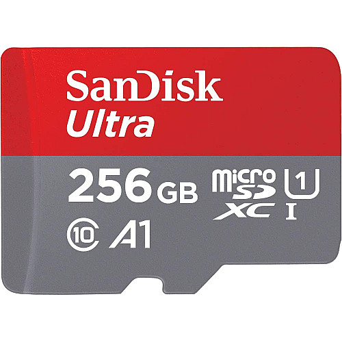 Карта пам'яті SanDisk microSD  256GB C10 UHS-I R150MB/s Ultra