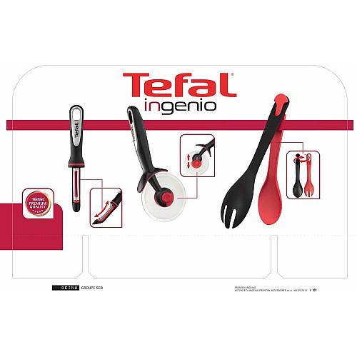 Картоплем'ялка Tefal Ingenio, пластик, чорний