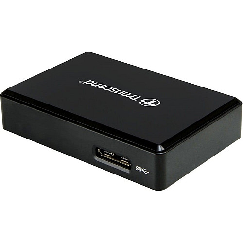 Кардрідер Transcend USB 3.1 Type-A > microSD/SD/CF UHS-II Чорний