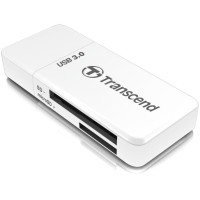 Кардрідер Transcend USB 3.1 Type-A > microSD/SD Білий