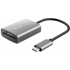 Кардрідер Trust Dalyx USB-С > SD/microSD, Алюміній, 0.08м, Сірий