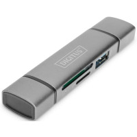 Кардрідер DIGITUS USB-C/USB 3.0 SD/MicroSD