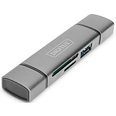 Кардрідер DIGITUS USB-C/USB 3.0 SD/MicroSD