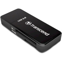 Кардрідер Transcend USB 3.1 Type-A > microSD/SD Чорний