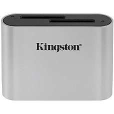 Кардрідер Kingston USB 3.2 Type-C > 2xSD UHS-II Workflow Срібний