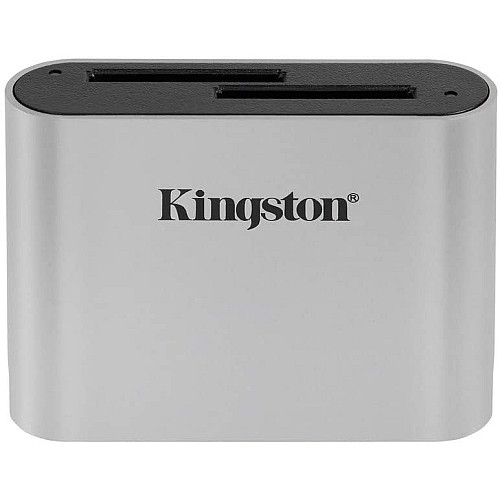 Кардрідер Kingston USB 3.2 Type-C > 2xSD UHS-II Workflow Срібний
