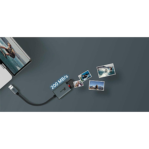 USB-Концентратор TP-Link UA430 1xSD, 1x-microSD, USB TypeA