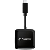 Кардрідер Transcend USB 3.2 Type-C > microSD/SD Чорний