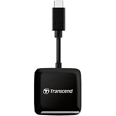 Кардрідер Transcend USB 3.2 Type-C > microSD/SD Чорний