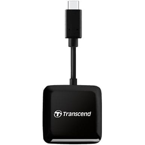 Кардрідер Transcend USB 3.2 Type-C > microSD/SD Чорний