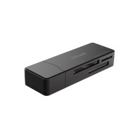 Кардидер Trust Nanga USB-A 3.2 > SD/microSD/MS/MSPRO/ммC/M2, черный