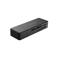 Кардрідер Trust Nanga USB-A 3.2 > SD/microSD/MS/MSPRO/ммC/M2, чорний