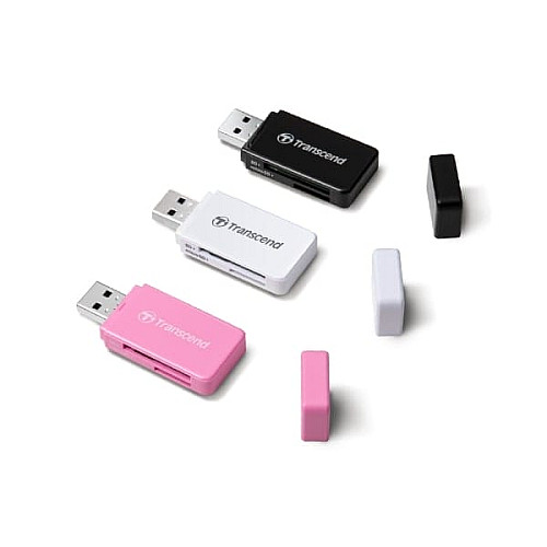 Кардрідер Transcend USB 3.1 Type-A > microSD/SD Чорний