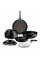 Набір посуду Tefal Ingenio Excellence+, 13 предметів, алюміній, нержавіюча сталь, бакеліт, чорний