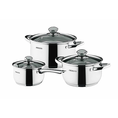 Набір посуду ARDESTO Gemini Gourmet Varese, 6 предметів, нержавіюча сталь