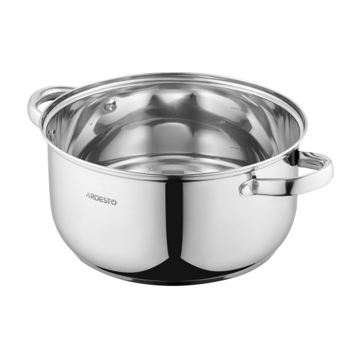 Каструля зі скляною кришкою ARDESTO Gemini Gourmet Aosta, 5л, нержавіюча сталь
