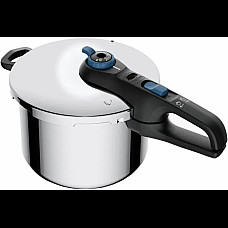 Скороварка Tefal Secure Trendy, 6л, з паровим кошиком, нержавіюча сталь, пластик