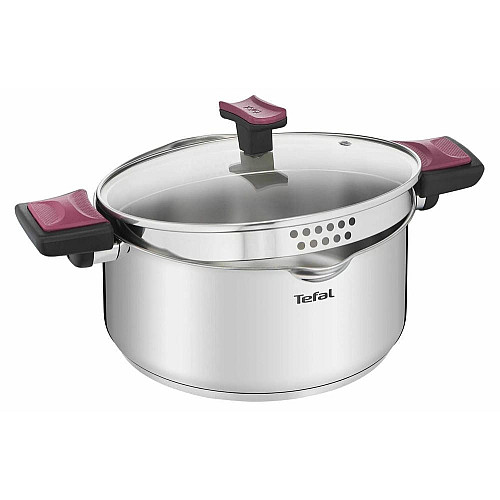 Набір посуду Tefal Cook&Clip, 10предметів, нержавіюча сталь,бакеліт, скло