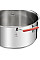 Набір посуду Tefal Opti Space, 6предметів, нержавіюча сталь, силікон, скло