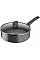 Сотейник с крышкой Tefal Renewal, 24см, алюминий, бакелит, стекло, серый