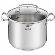 Каструля Tefal Duetto+, з кришкою, 6л, нержавіюча сталь