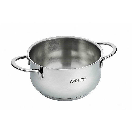 Каструля зі скляною кришкою ARDESTO Black Mars,  2.3л, нержавіюча сталь