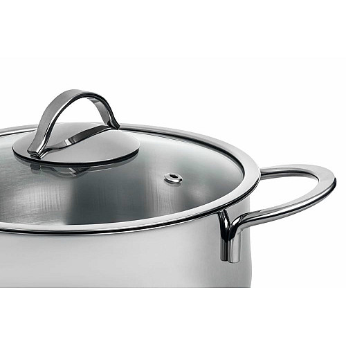 Кастрюля со стеклянной крышкой ARDESTO Black Mars, 1.8л, нержавеющая сталь