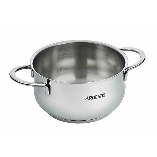 Каструля зі скляною кришкою ARDESTO Black Mars, 4.3л, нержавіюча сталь