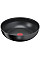 Набор посуды Tefal Ingenio Daily Chef, сменная ручка, 8 предметов, алюминий, бакелит, силикон, стекло, черный