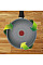 Сотейник Tefal Halo, 24см, с крышкой, алюминий, бакелит, стекло, серый
