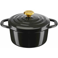 Каструля Tefal Air, з кришкою, 3.1л, алюміній, чорний