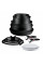 Набір посуду Tefal Ingenio Excellence+, 13 предметів, алюміній, нержавіюча сталь, бакеліт, чорний