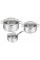 Набір посуду Tefal DUETTO+, 6предметів, нержавіюча сталь, скло